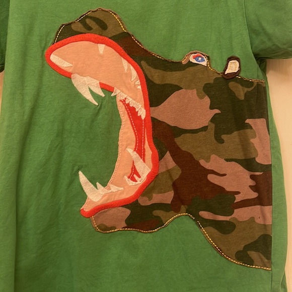 Mini Boden shirt size 9-10 GUC. Hippopotamus Shirt - Picture 2 of 4